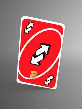 Sticker for bank card &ldquo;Uno&rdquo;