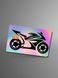 Holographic sticker for a bank card &ldquo;Moto&rdquo;
