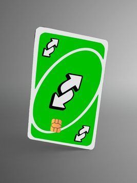 Sticker for bank card &ldquo;Uno&rdquo;