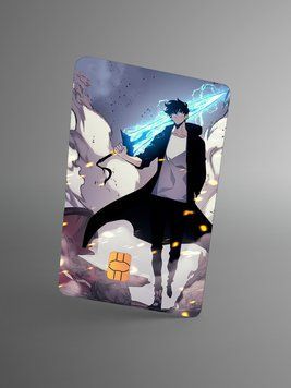 Holographic sticker for bank card &ldquo;Solo Leveling&rdquo;