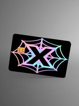 Holographic sticker for bank card &ldquo;Web&rdquo;