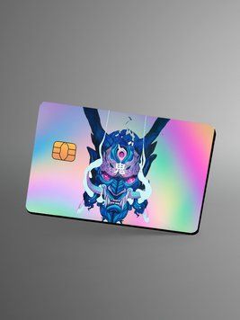 Holographic sticker for bank card &ldquo;Demon&rdquo;