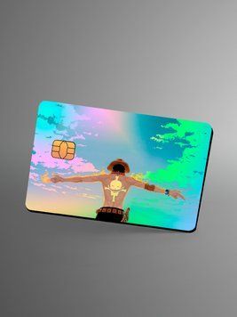 Holographic sticker for a bank card &ldquo;OnePiece&rdquo;