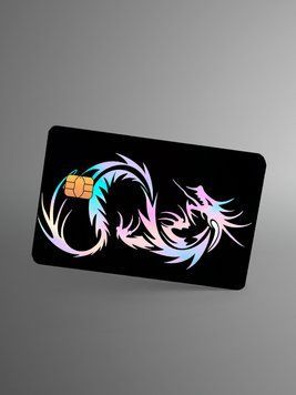 Holographic sticker for bank card &ldquo;Dragon&rdquo;