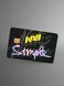 Holographic sticker for bank card &ldquo;S1mple&rdquo;