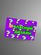 Your own design for a bank card sticker