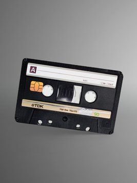 Sticker for bank card &ldquo;Cassette&rdquo;