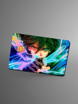 Holographic sticker for a bank card &ldquo;Sasuke&rdquo;