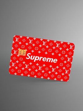 Holographic sticker for a bank card &ldquo;Supreme&rdquo;