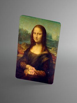 Sticker for bank card &ldquo;Mona Lisa&rdquo;