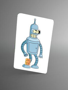 Holographic sticker for a bank card &ldquo;Bender&rdquo;