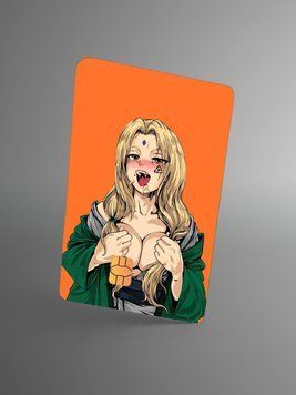 Holographic sticker for a bank card &ldquo;Tsunade&rdquo;