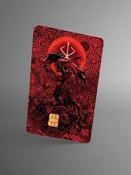 Holographic sticker for a bank card &ldquo;Berserk&rdquo;