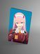 Holographic sticker for bank card &ldquo;02&rdquo;