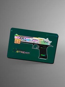 Holographic sticker for a bank card &ldquo;Deagle&rdquo;