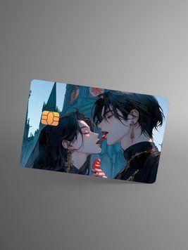 Holographic sticker for bank card &ldquo;Vampire&rdquo;