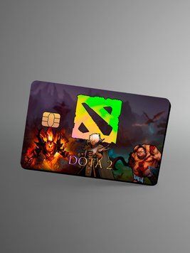 Holographic sticker for a bank card &ldquo;Dota&rdquo;