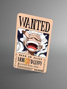 Holographic sticker for bank card &ldquo;Luffy&rdquo;