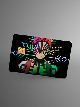 Holographic sticker for a bank card "Akaza "