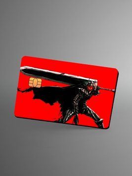 Holographic sticker for a bank card &ldquo;Berserk&rdquo;
