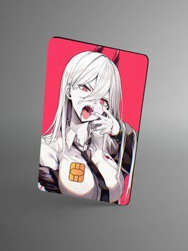 Holographic sticker for a bank card &ldquo;Power&rdquo;