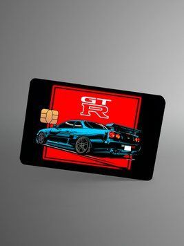 Holographic sticker for a bank card &ldquo;GTR&rdquo;