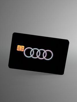 Holographic sticker for bank card &ldquo;Audi&rdquo;