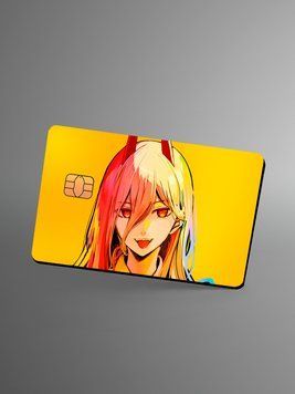 Holographic sticker on a bank card &ldquo;Power&rdquo;