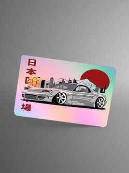 Holographic sticker for bank card &ldquo;JDM&rdquo;